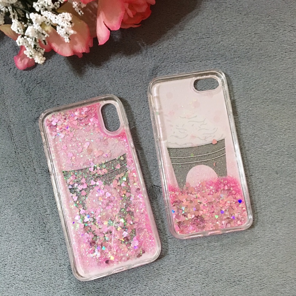 SALE Liquid glitter case for Iphone 7 8 7+ 8+ X - Picture 3 of 6